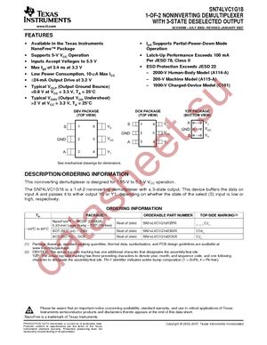 SN74LVC1G18DCKR datasheet  